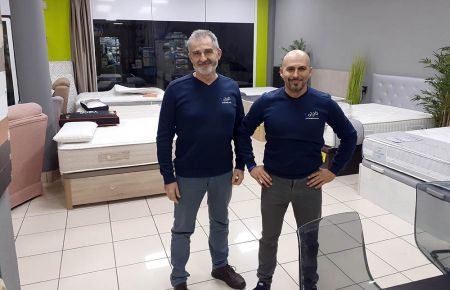 El propietario Manuel Andreu y David Montañéz, su gran fichaje. 