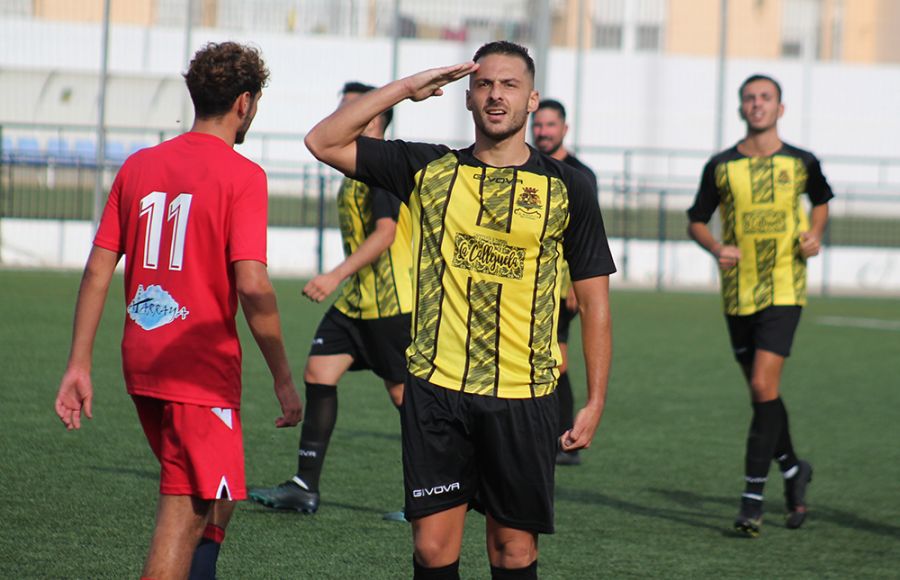 Dani Herrera celebró su sexto gol con un saludo militar. 