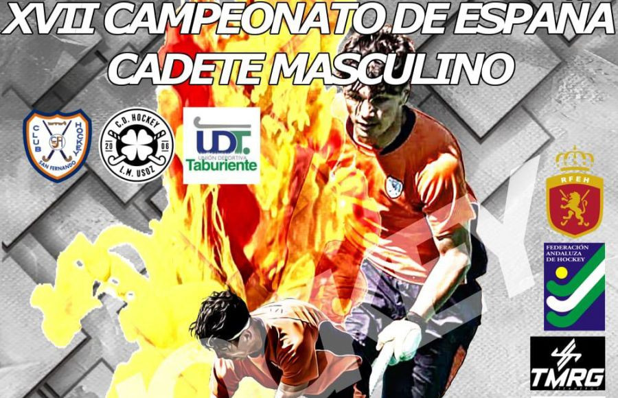 El cartel del sector nacional cadete masculino en Pablo Negre. 