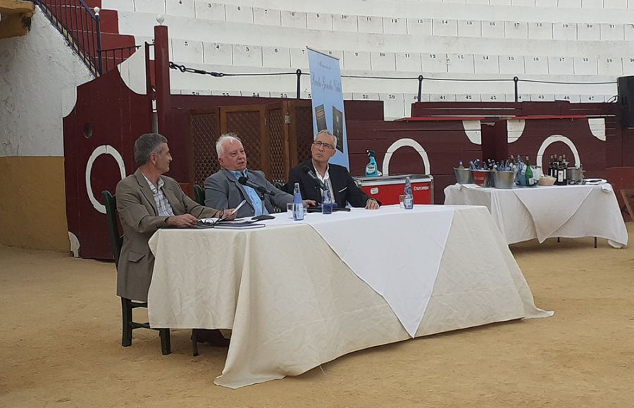 Fernando Belizón, Braulio y Kiko Cuadrado, en la presentación.