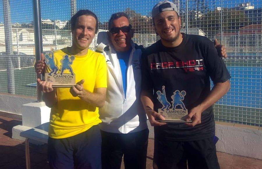 Álvaro Lobato y Luis Díaz fueron los campeones del torneo de dobles. 