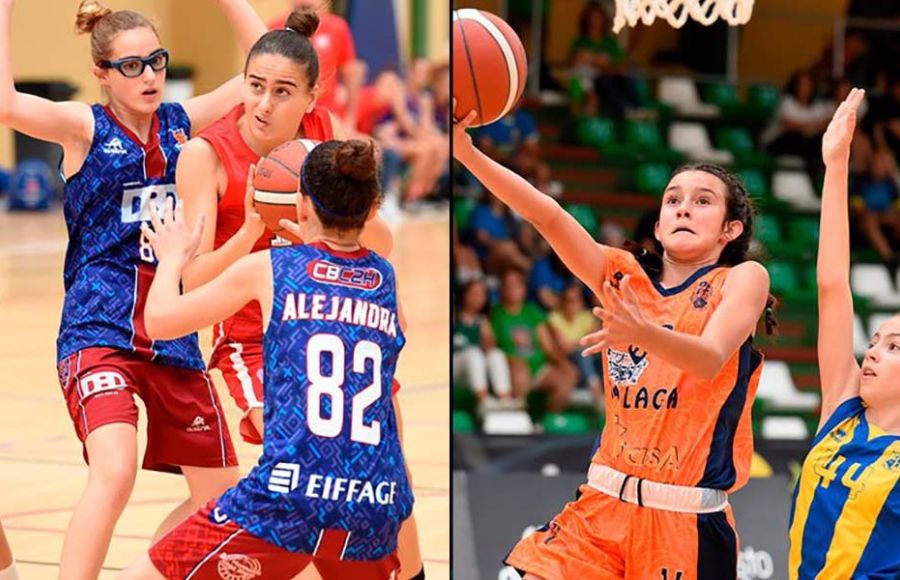 Imágenes de los partidos Dos Hermanas-RACA de Granada y EBG Málaga-La Salle de Córdoba
