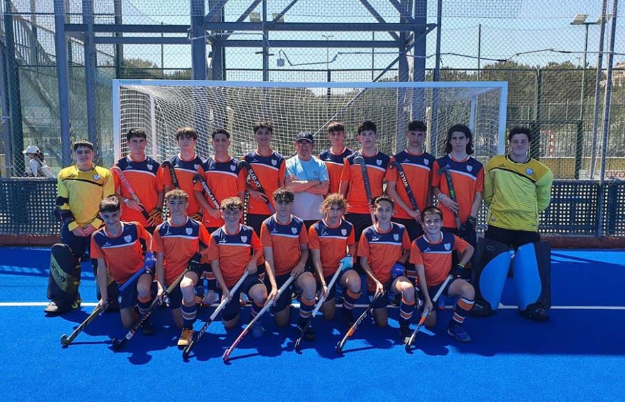 Los cadetes del CH San Fernando disputan el sector nacional 4 en Santander. 