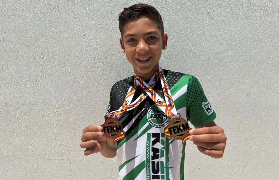 Jordan Tenorio logró un oro y un bronce en el Campeonato de España.