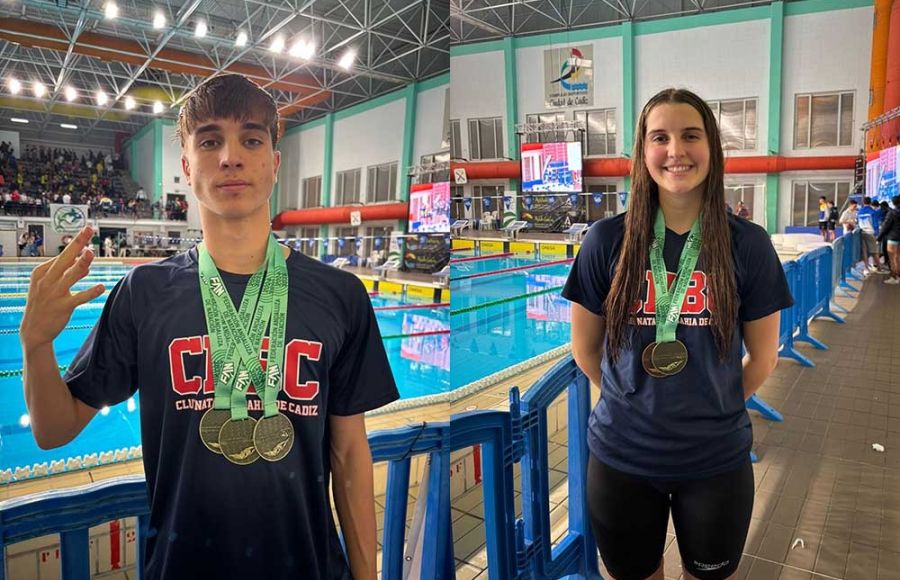 Joaquín y Diana Pavón Soto pertenecen al club Bahía de Cádiz. 