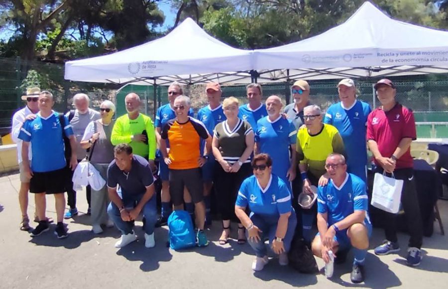 El evento de Walking Fútbol celebrado en Rota fue un gran éxito. 