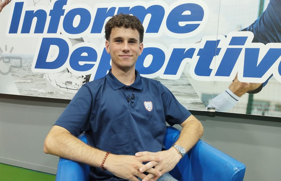 Raúl Narváez, durante su visita al programa Informe Deportivo. 