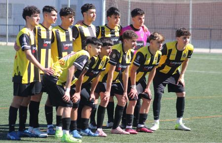 El equipo inicial del GE Bazán juvenil B que goleó al Fair Play de Paterna (4-0) el pasado domingo en el campo de Sacramento.