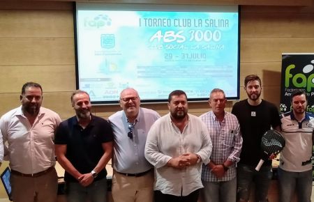 El I Torneo ABS 3000 de pádel fue presentado en el Centro de Congresos.