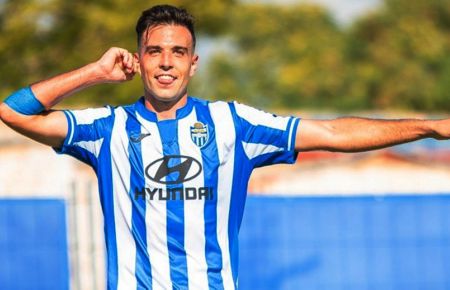 Toni Gabarre, en su etapa en el Atlético Baleares. 