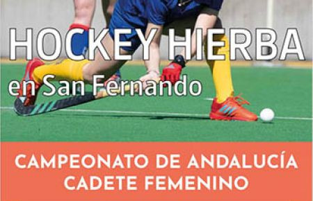 Cartel del Campeonato de Andalucía de hockey sobre hierba