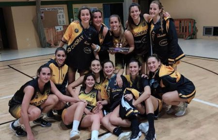 Las chicas de la SD Candray volverán a jugar este sábado en el pabellón del Parque. 
