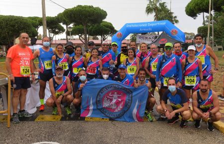 El club Carmona Páez contó con una nutrida participación en la Carrera Solidaria del Club de Suboficiales