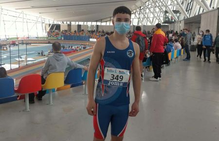Rodo Romero, en el estadio de Sabadell escenario del Campeonato de España. 