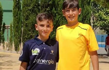 Ismael García y el linense Darío Román fueron campeones benjamines en Antequera. 