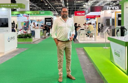 Ismael García, CEO de SyCEnergía, en la Feria Internacional de Madrid. 