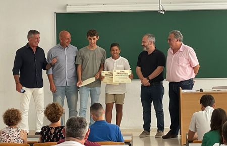 El cadete Fernando Rengel y el infantil Yeray Domínguez, ambos del San Fernando Atlético. 
