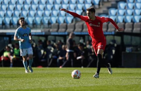 Dani Molina fue ovacionado por la afición viguesa tras ser sustituído. 