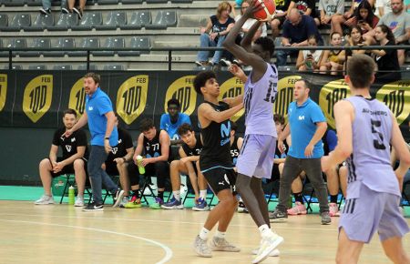El pívot senegalés del Real Madrid, Sidi El Hadji Gueye hizo un partido descomunal y acabó con 28 puntos, 12 rebotes y 48 de valoración en sólo 26 minutos.