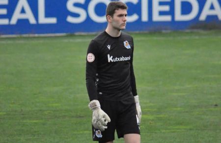 Egoitz Arana debutó hace un año con el primer equipo. 