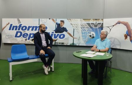 Louis Kinziger acudió el lunes al programa 'Informe Deportivo' en Islatel