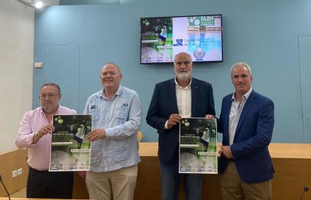 Pedro Montiel, Antonio Rojas, Javier Vidal y Jorge Navarrete, en la presentación. 