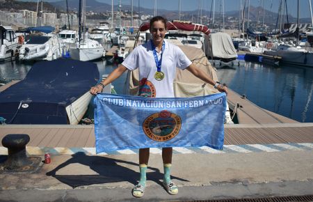 Irene Peinado ha ganado la Copa de España de aguas abiertas por tercera vez. 