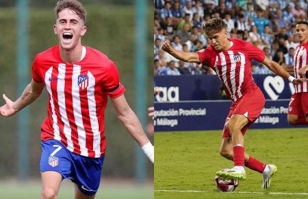 Adrián Niño pasó por la cantera del Cádiz CF, Roteña y Sanluqueño antes de recalar en el Atlético en la temporada 20-21