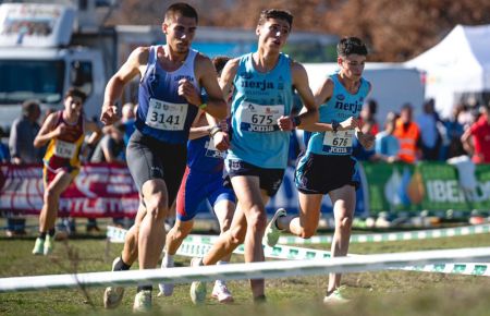 Jaime Rodríguez (dorsal 675) durante el Campeonato de España de clubes. 