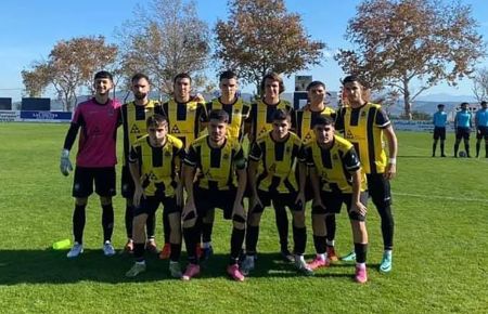 El once inicial que el GE Bazán presentó en Arcos. 