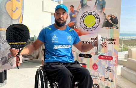 Mimoun Laslaa, del club Deporte Adaptado Bahía de Cádiz. 