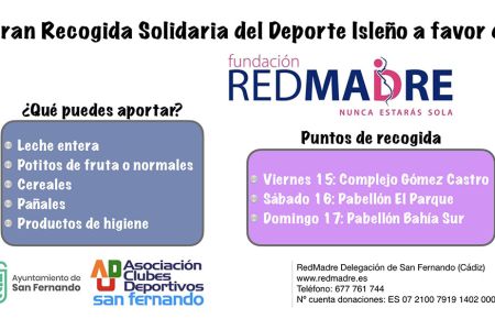 El cartel de la campaña de recogida solidaria para este fin de semana. 