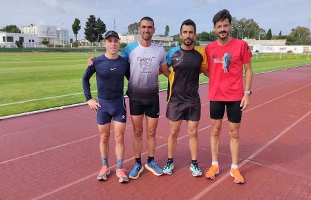 Luis Figueroa, Cristian López, Alejandro Amigo y Moisés Carrillo. 