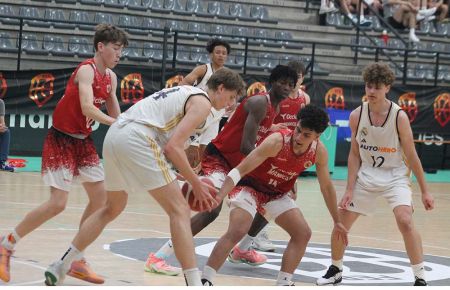 El Real Madrid fue muy superior al Basquet Manresa. 
