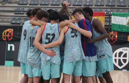 El FC Barcelona celebra el pase a la final del sábado. 