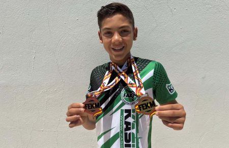 Jordan Tenorio logró un oro y un bronce en el Campeonato de España.