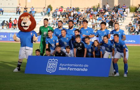El San Fernando CD que se enfrentó al Deportiva Minera. 