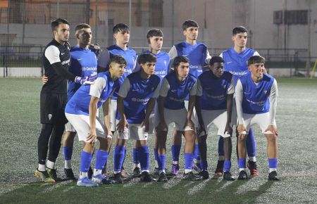 El juvenil B del San Fernando CD que se midió al Sanluqueño.