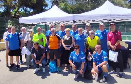 El evento de Walking Fútbol celebrado en Rota fue un gran éxito. 