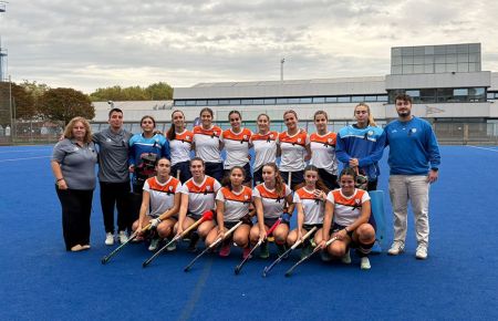 Las chicas del CH San Fernando perdieron en los últimos minutos en Gijón. 