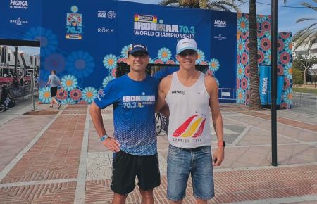 Rafa Carralero y Álex Castañeda están desde el viernes en Marbella. 