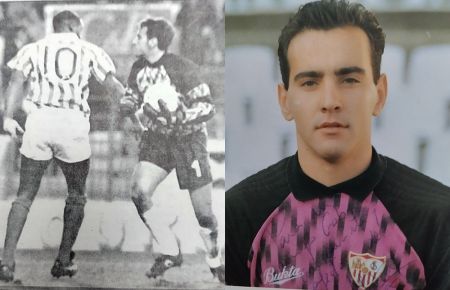 Monchi, en el partido de su debut ante la Real Sociedad. 