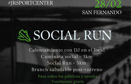 El cartel del evento organizado por JR Sport Center. 