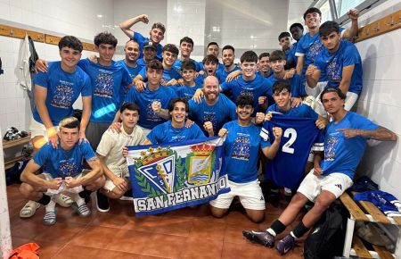 El CD San Fernando 1940 juvenil ha ascendido a Tercera Andaluza. 