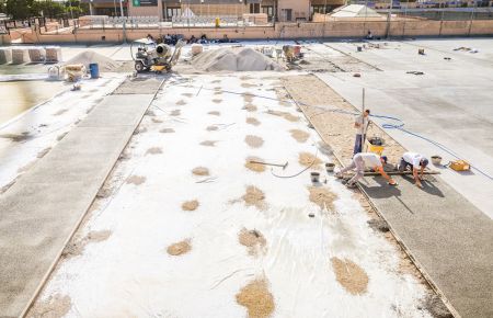 Estado actual de las obras en el anexo 1 de Bahía Sur.