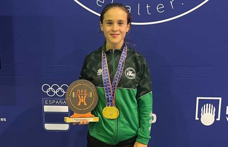 Atenea Mora fue oro en arrancada, dos tiempos y total olímpico.