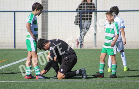 Galería con 33 fotos de cuatro partidos de la jornada de fútbol base 